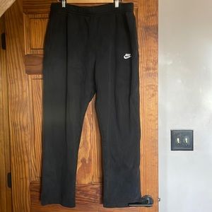 Nike black mens sweatpants joggers embroidered pocket pants XXL tall